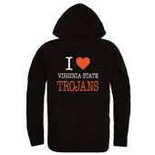 W Republic Virginia State Trojans I Love Hoodie 553-600