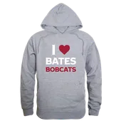 W Republic Bates College Bobcats I Love Hoodie 553-615