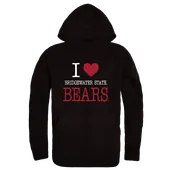 W Republic Bridgewater State Bears I Love Hoodie 553-620