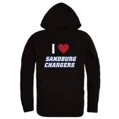 W Republic Sandburg Chargers I Love Hoodie 553-623