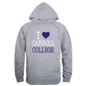 W Republic Carroll College Saints I Love Hoodie 553-624