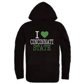 W Republic Cincinnati State I Love Hoodie 553-632