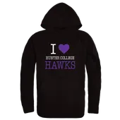 W Republic Hunter College Hawks I Love Hoodie 553-654