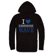 W Republic Kingsborough CC The Wave I Love Hoodie 553-660