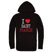 W Republic Saint Francis U Red Flash I Love Hoodie 553-669