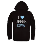 W Republic Upper Iowa Peacocks I Love Hoodie 553-681