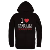 W Republic Incarnate Word Cardinals I Love Hoodie 553-687