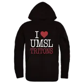 W Republic U Of Missouri-Saint Louis Tritons I Love Hoodie 553-688