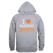 W Republic Wartburg College Knights I Love Hoodie 553-708