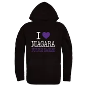 W Republic Niagara University Purple Eagles I Love Hoodie 553-723