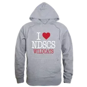 W Republic NDSCS Wildcats I Love Hoodie 553-724