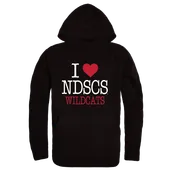 W Republic NDSCS Wildcats I Love Hoodie 553-724