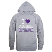 W Republic Stonehill College Skyhawks I Love Hoodie 553-730