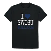 W Republic Southwestern Oklahoma State Bulldogs I Love Tee 551-675