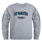 W Republic State College Of Florida Manatees Family Crewneck 572-592