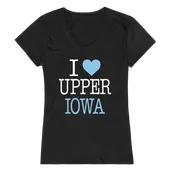 W Republic Upper Iowa Peacocks I Love Women's Tee 550-681