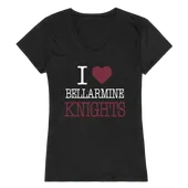 W Republic Bellarmine University Knights I Love Women's Tee 550-706