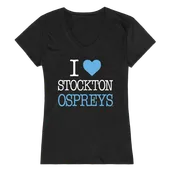 W Republic Stockton University Ospreys I Love Women's Tee 550-711