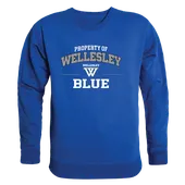 W Republic Wellesley College Blue Property Of Crewneck 545-486