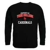 W Republic York College Cardinals Property Of Crewneck 545-685