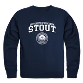 W Republic Wisconsin Stout Blue Devils Crewneck 568-413