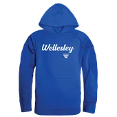 W Republic Wellesley College Blue Script Hoodie 558-486