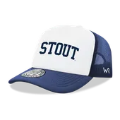 W Republic Wisconsin Stout Blue Devils Game Day Printed Hat 1042-413