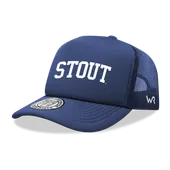 W Republic Wisconsin Stout Blue Devils Game Day Printed Hat 1042-413