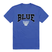 W Republic Wellesley College Blue Athletic Tee 527-486