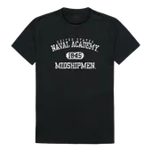 W Republic Navy Midshipmen Distressed Arch College Tees 574-136