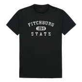 W Republic Fitchburg State Falcons Distressed Arch College Tees 574-519