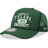 W Republic Property Of Tulane Green Wave Baseball Cap 1027-198