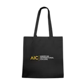 W Republic American Int. College Yellow Jackets Institutional Tote Bag 1101-449