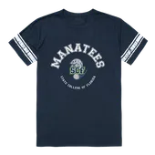W Republic State College Of Florida Manatees Men's Football Tee 504-592
