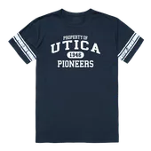 W Republic Utica College Pioneers Property Football Tee 535-492