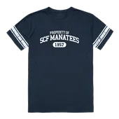 W Republic State College Of Florida Manatees Property Football Tee 535-592