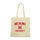 W Republic Miami (Ohio) Red Hawks Institutional Tote Bags Natural 1102-131