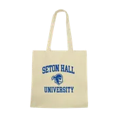 W Republic Seton Hall Pirates Institutional Tote Bags Natural 1102-147