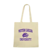 W Republic Western Carolina Catamounts Institutional Tote Bags Natural 1102-156