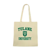 W Republic Tulane Green Wave Institutional Tote Bags Natural 1102-198