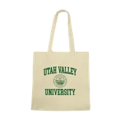 W Republic Utah Valley Wolverines Institutional Tote Bags Natural 1102-210