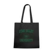 W Republic Utah Valley Wolverines Institutional Tote Bags Natural 1102-210