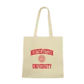 W Republic Northeastern Huskies Institutional Tote Bags Natural 1102-226