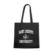 W Republic Saint Joseph's Hawks Institutional Tote Bags Natural 1102-232