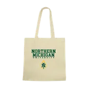 W Republic Northern Michigan Wildcats Institutional Tote Bags Natural 1102-357