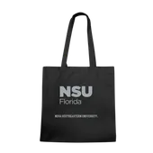 W Republic Nova Southeastern Sharks Institutional Tote Bags Natural 1102-358