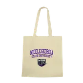 W Republic Middle Georgia State Knights Institutional Tote Bags Natural 1102-420