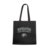 W Republic Northeastern State River Hawks Institutional Tote Bags Natural 1102-426