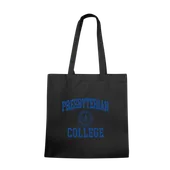 W Republic Presbyterian College Blue Hose Institutional Tote Bags Natural 1102-472