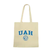 W Republic University Of Alabama Huntsville Chargers Institutional Tote Bags Natural 1102-495